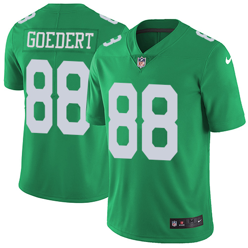 Nike Eagles #88 Dallas Goedert Green Youth Stitched NFL Limited Rush Jersey